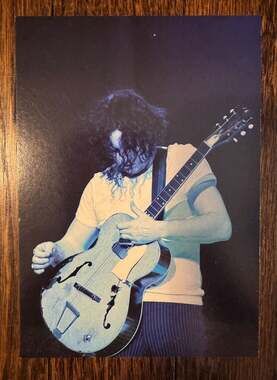 POSTCARD ‘10s 4.25x6 Jack White White Stripes Robert Matheu RARE OOP Third Man